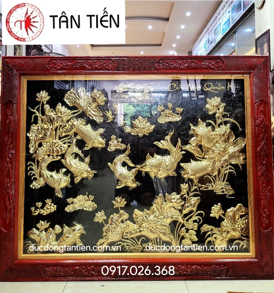 Tranh Cửu Ngư Quần Hội