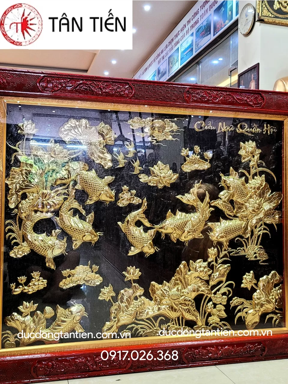 Tranh Cửu Ngư Quần Hội