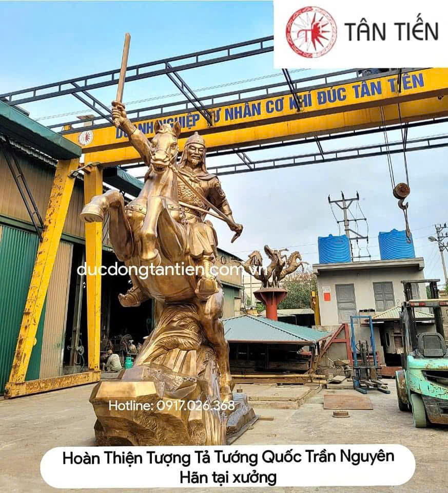 Tượng Đồng Trần Nguyên Hãn Cao 5,4m
