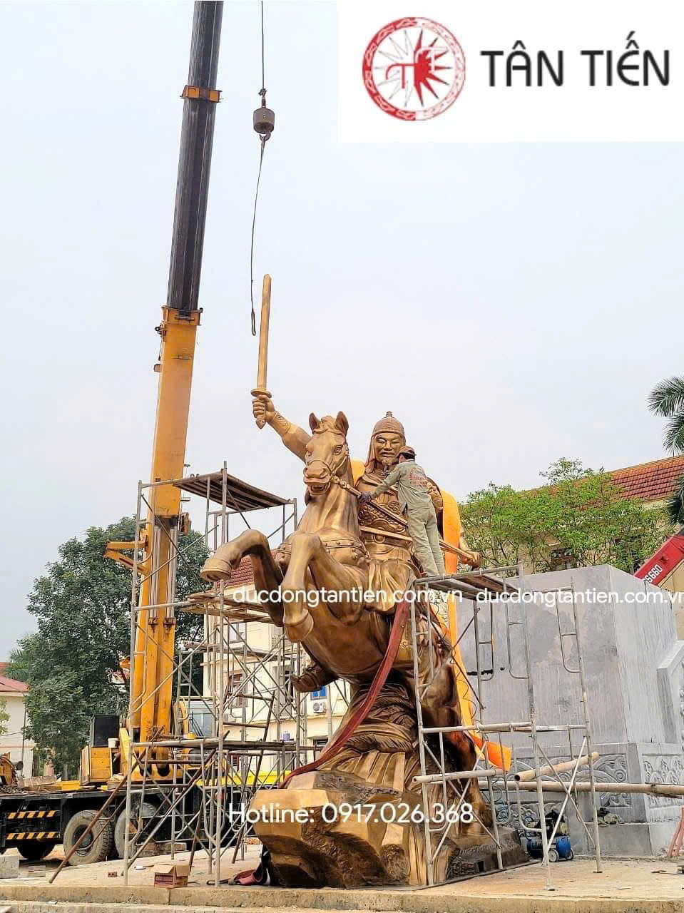 Tượng Đồng Trần Nguyên Hãn Cao 5,4m
