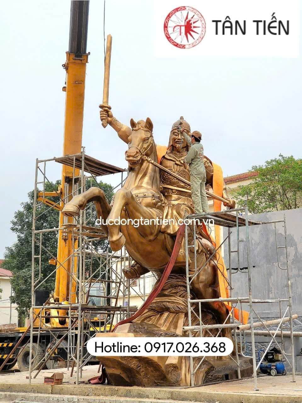 Tượng Đồng Trần Nguyên Hãn Cao 5,4m