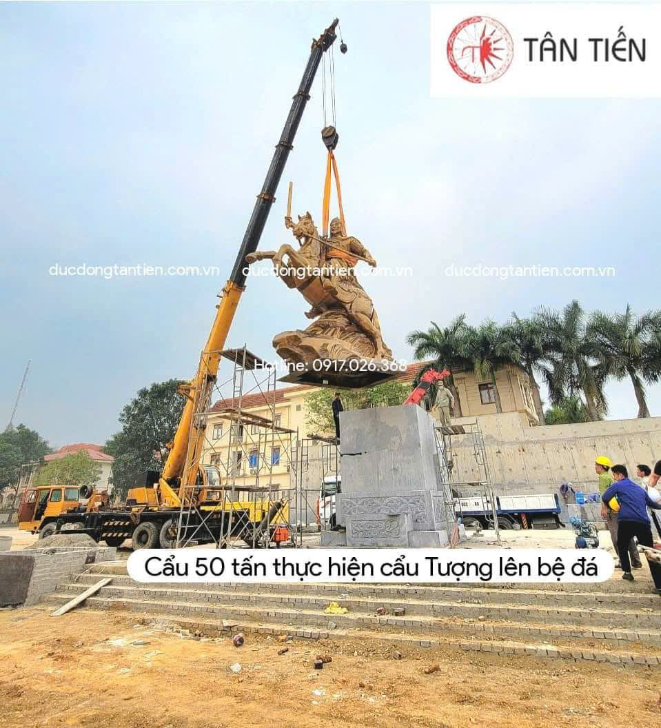 Tượng Đồng Trần Nguyên Hãn Cao 5,4m