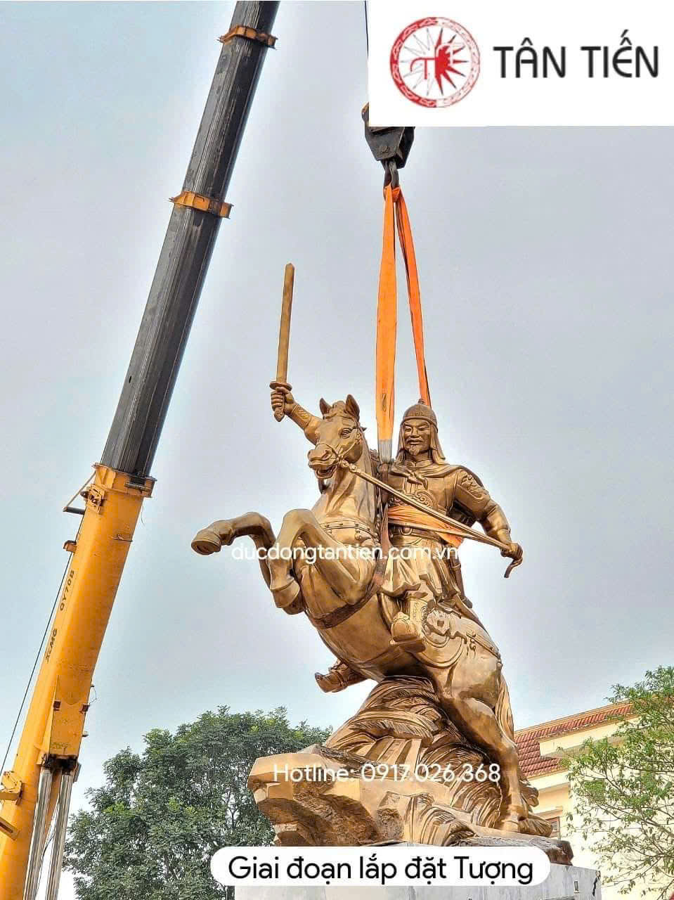 Tượng Đồng Trần Nguyên Hãn Cao 5,4m