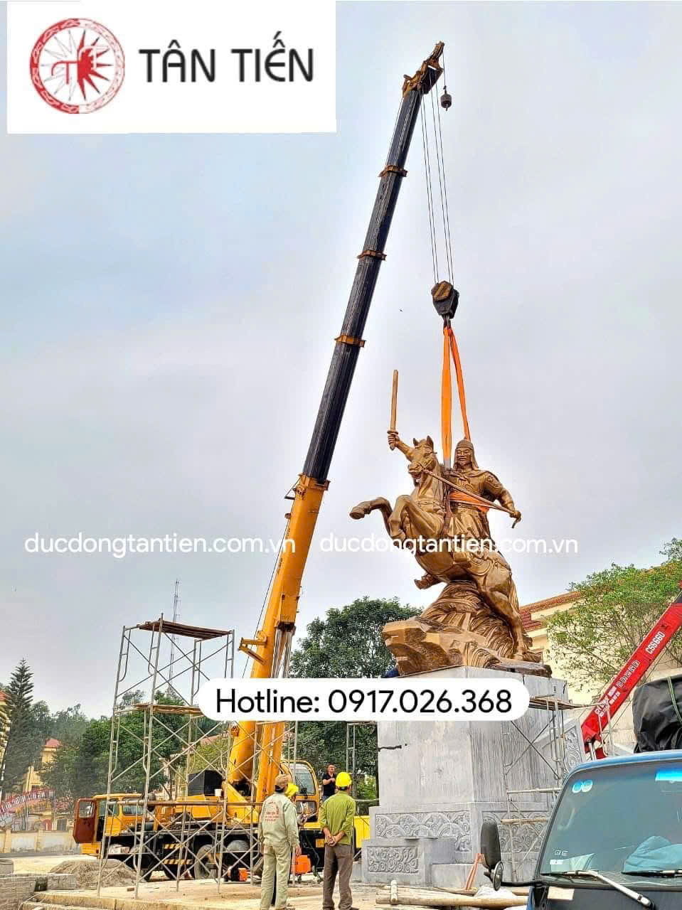 Tượng Đồng Trần Nguyên Hãn Cao 5,4m